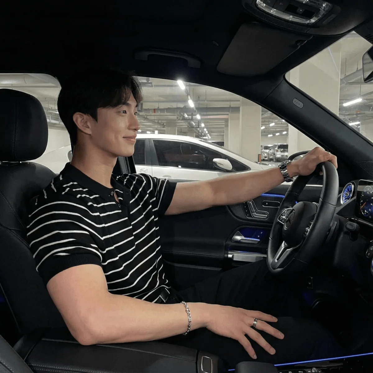 GS No. 106 Striped Polo