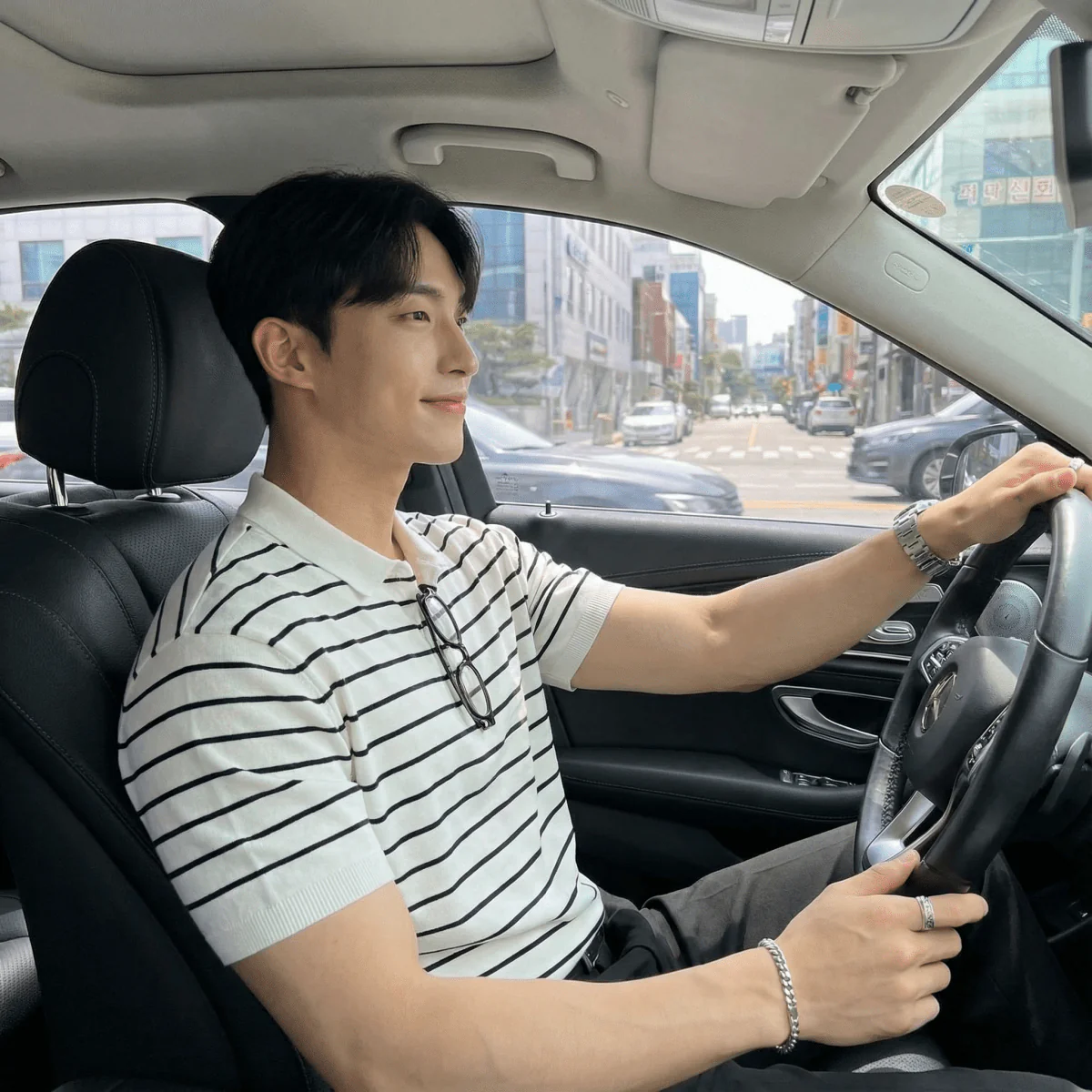 GS No. 106 Striped Polo - Image 2