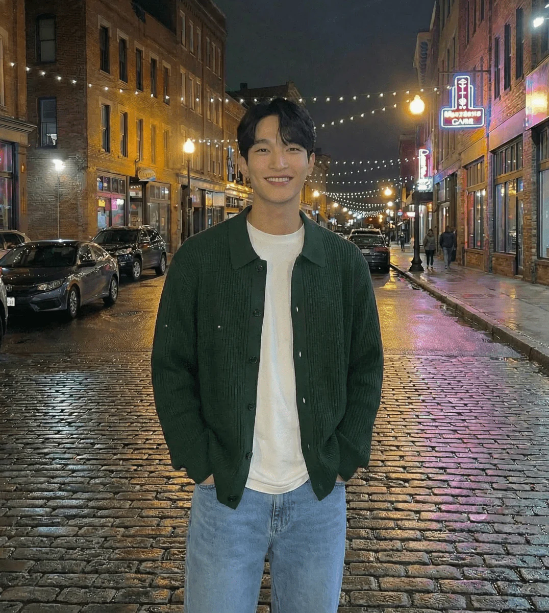 GS No. 117 Korean Knit Cardigan
