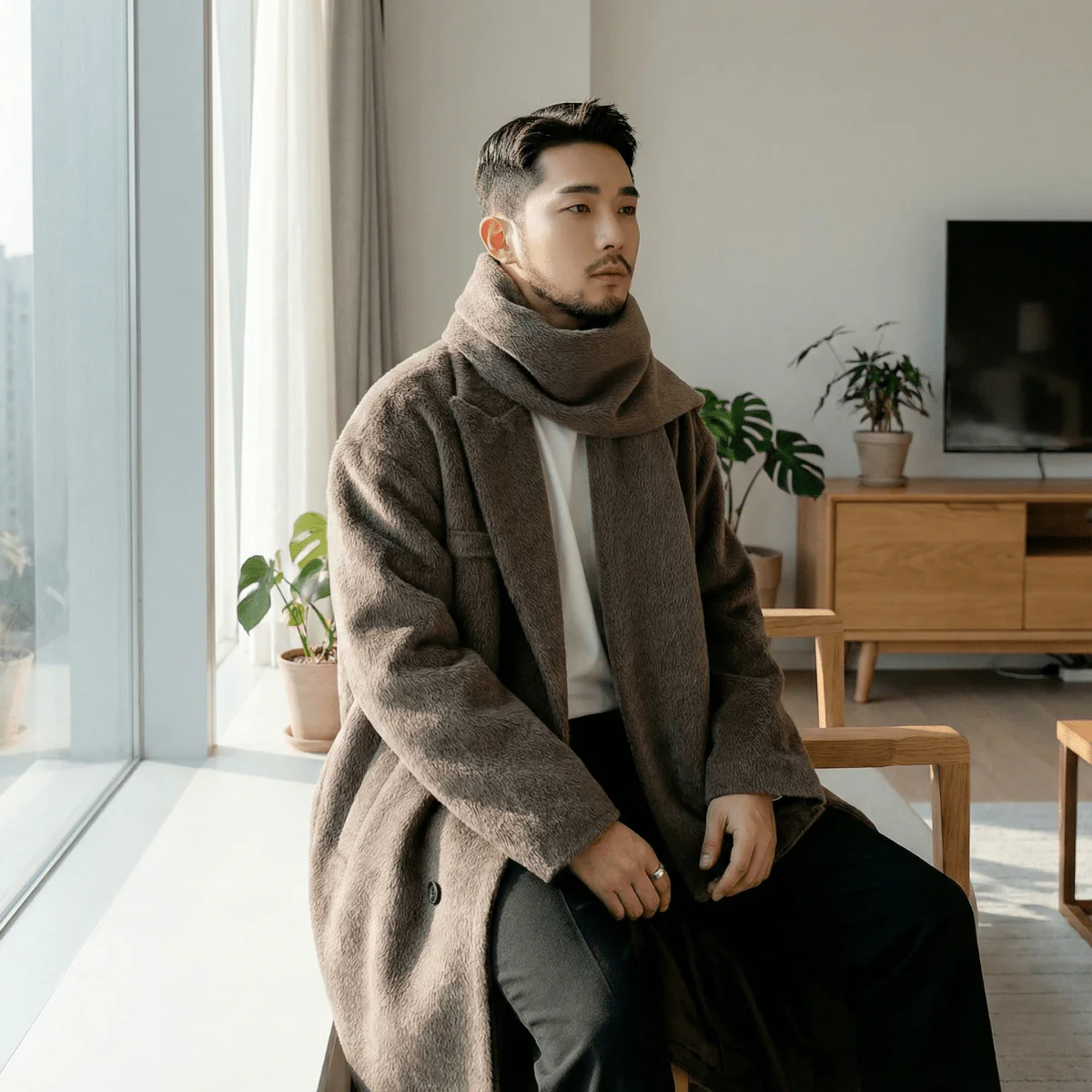 GS No. 153 Scarf Coat - Image 2