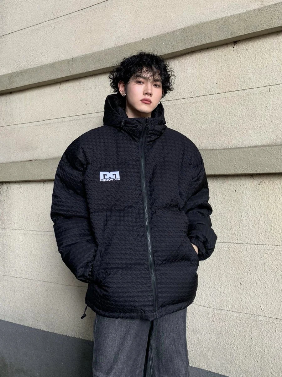 GS No. 166 Hooded Puffer Jacket - Image 2