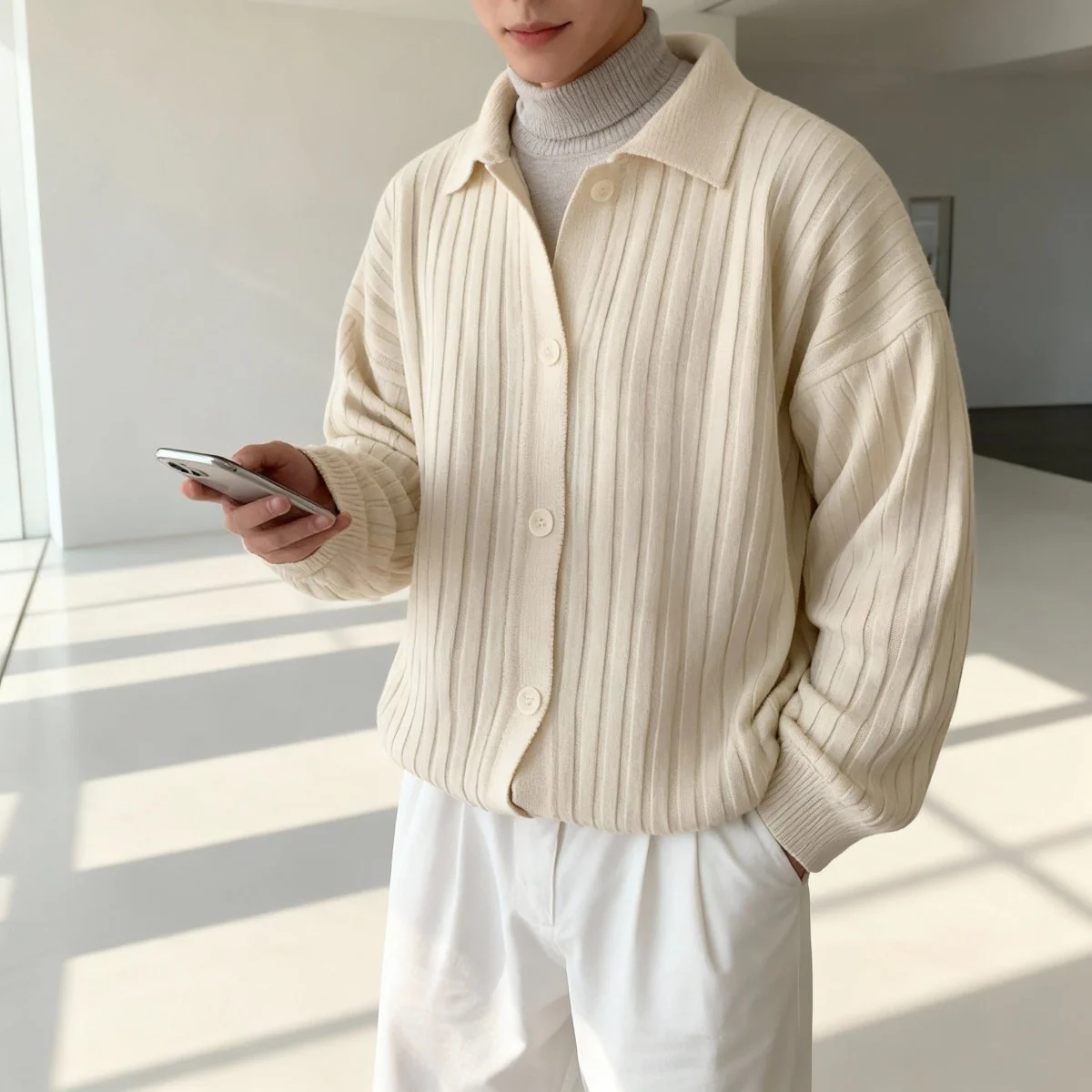 GS No. 188 Striped Cardigan - Image 3