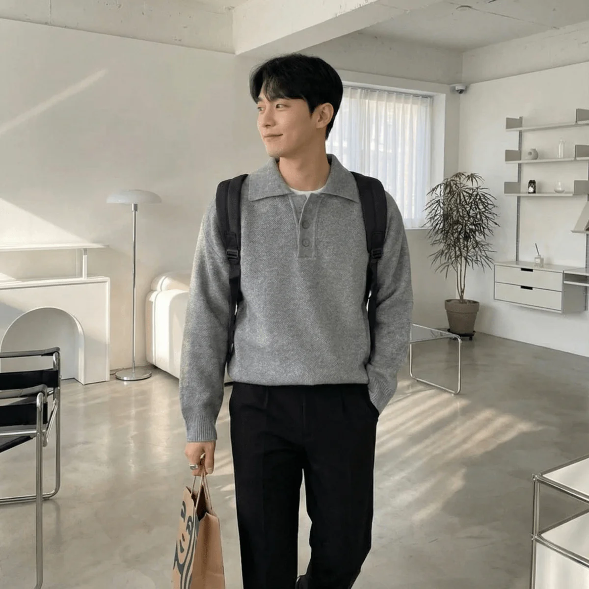 GS No. 195 Polo Sweater - Image 2