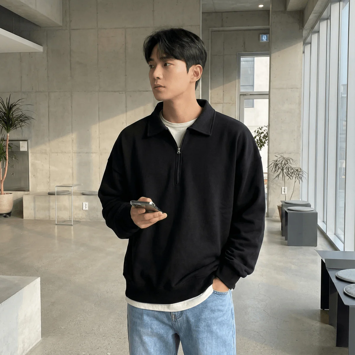 GS No. 199 Collared Sweater - Image 2
