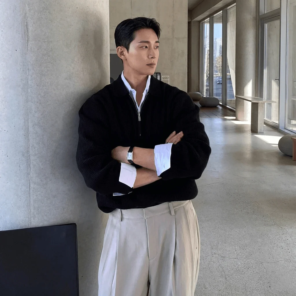 GS No. 224 Collared Sweater - Image 2