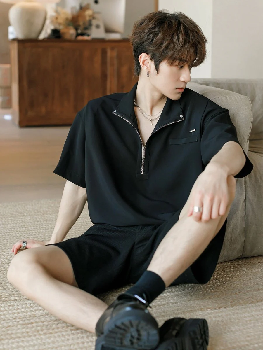GS No. 235 Zipper T-shirt - Image 3