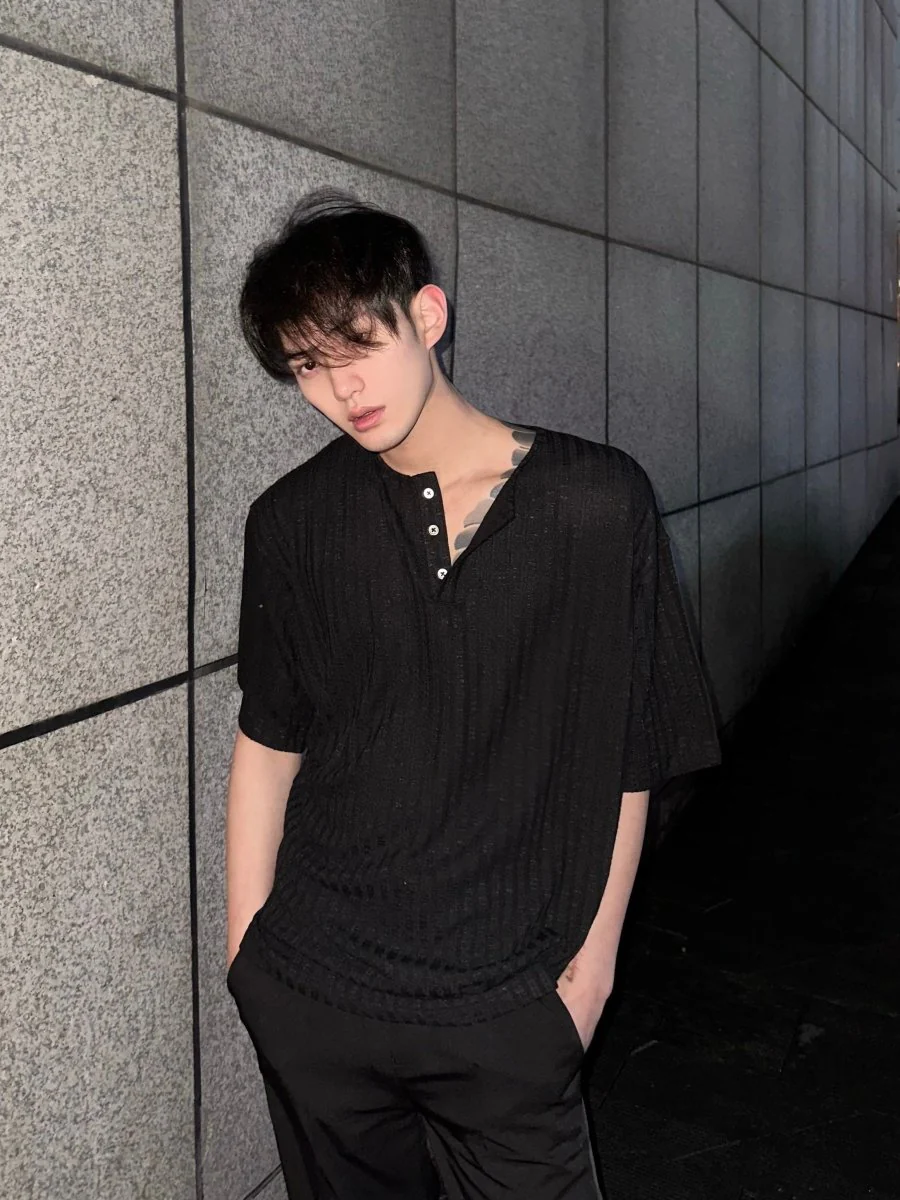 GS No. 250 Henley T-shirt - Image 3