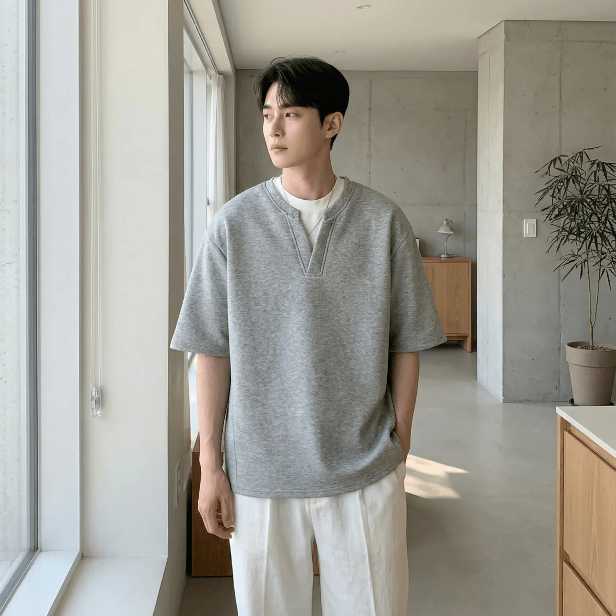 GS No. 252 Loose Crewneck T-shirt