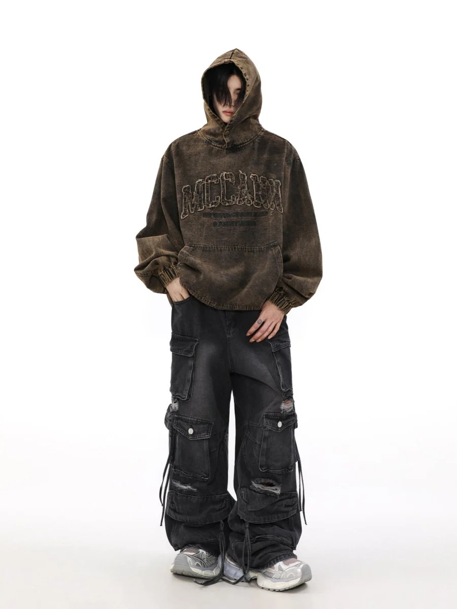 GS No. 270 Distressed Hoodie - Image 3