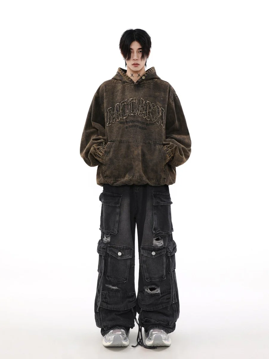 GS No. 270 Distressed Hoodie - Image 5