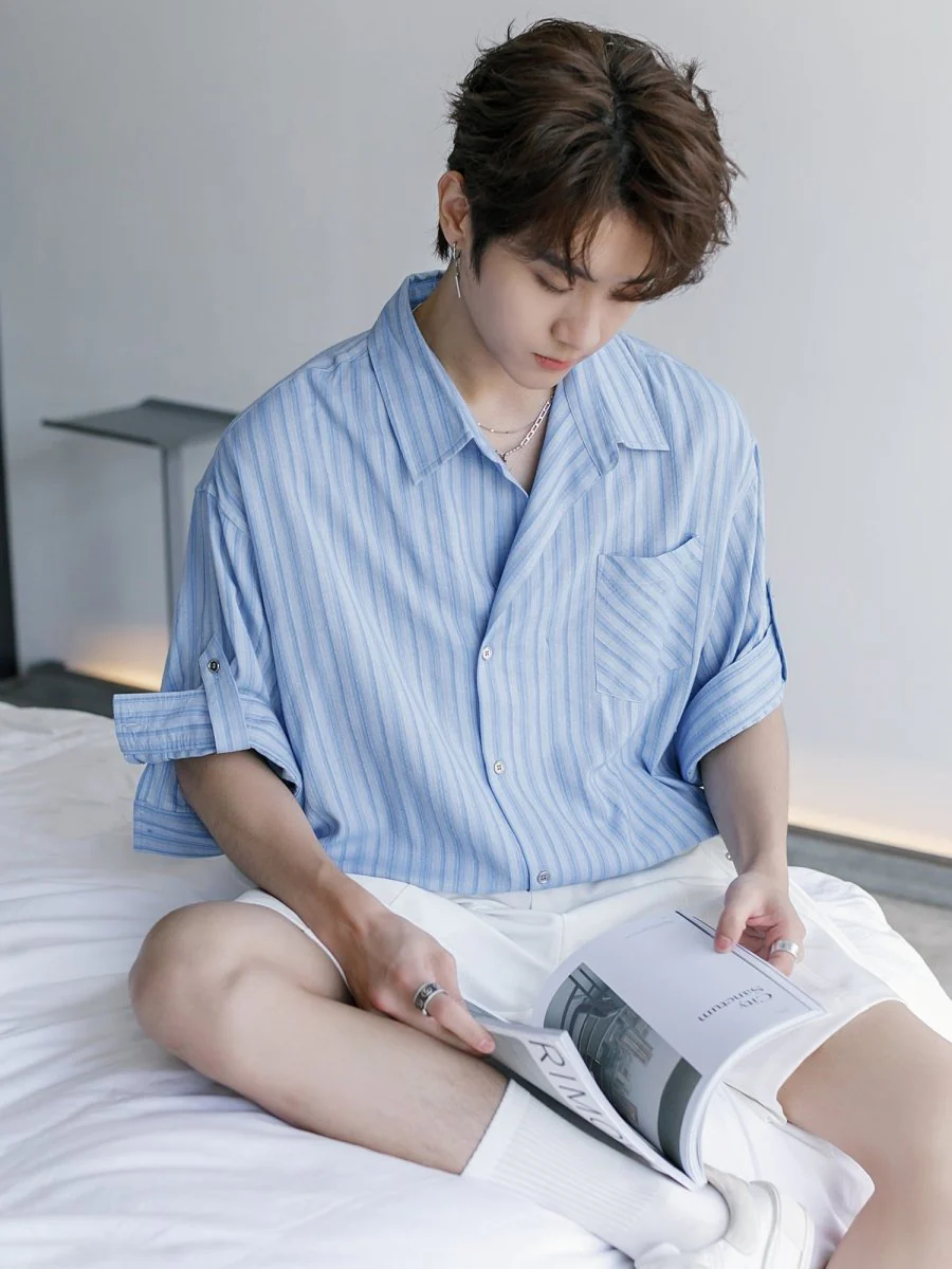 GS No. 275 Summer Striped Shirt - Image 3