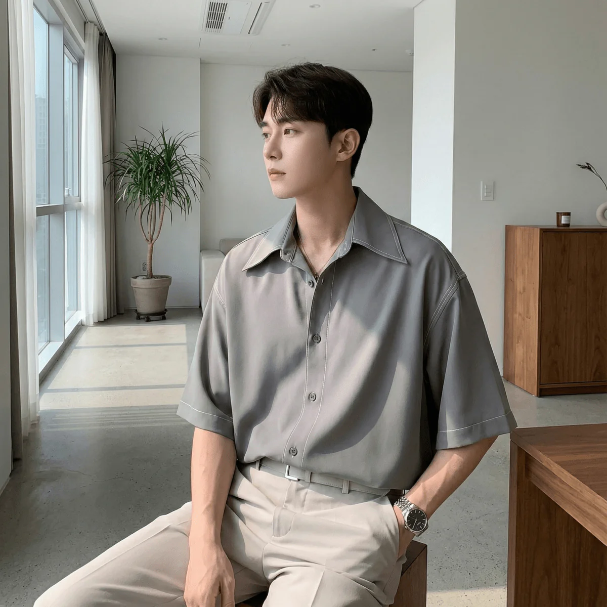 GS No. 304 Outlined Shirt - Image 2