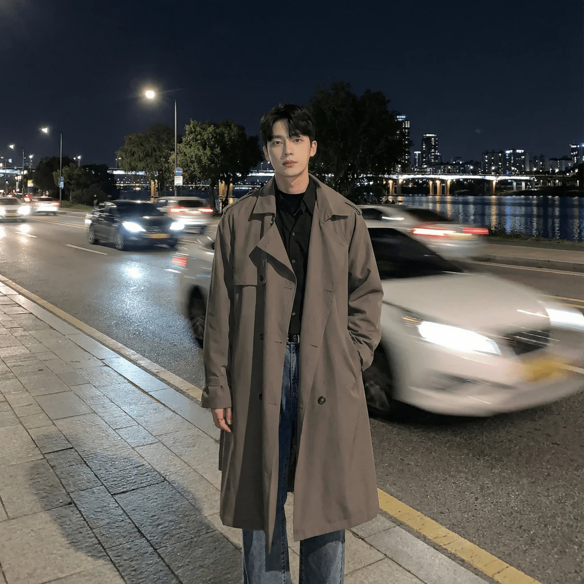 GS No. 307 Modern Trench Coat - Image 3