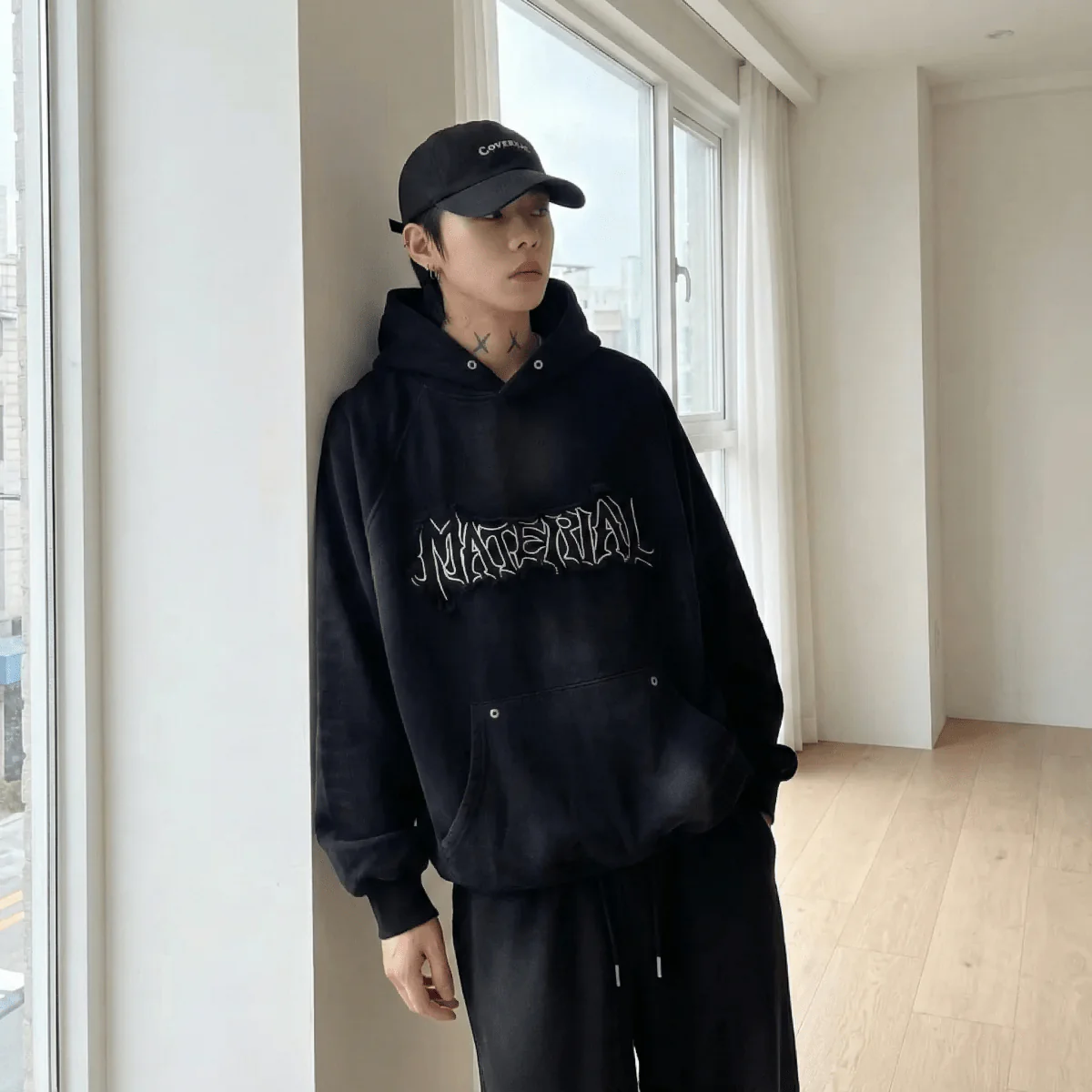 GS No. 313 Material Hoodie - Image 2