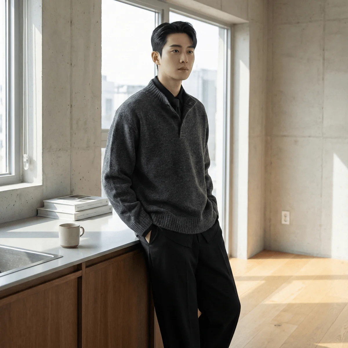 GS No. 347 Wool Knitted Sweater - Image 3