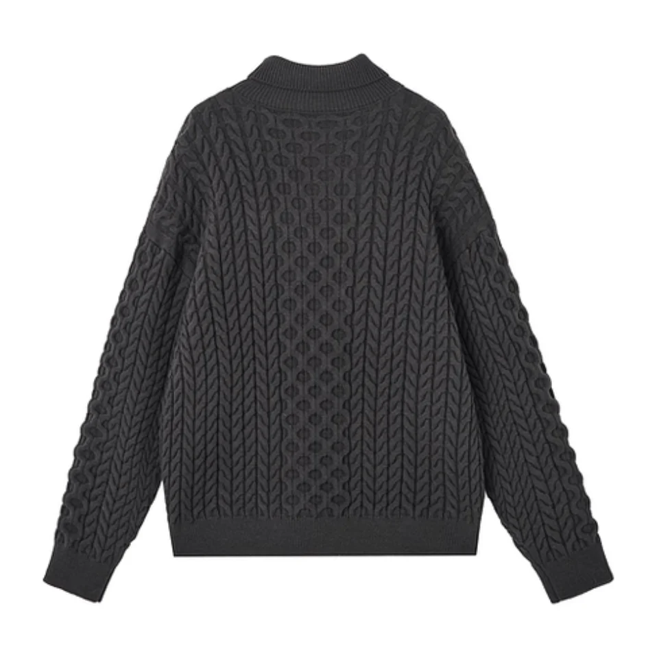 GS No. 348 Thick Turtleneck Sweater - Image 6