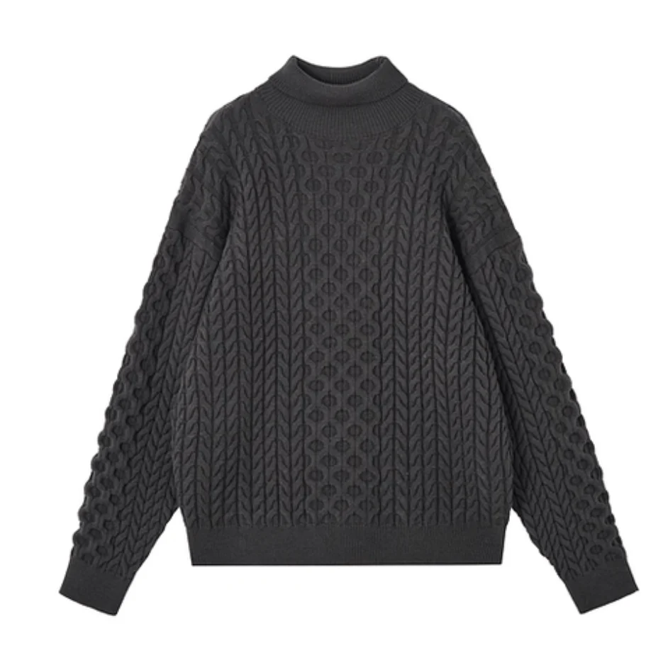 GS No. 348 Thick Turtleneck Sweater - Image 7