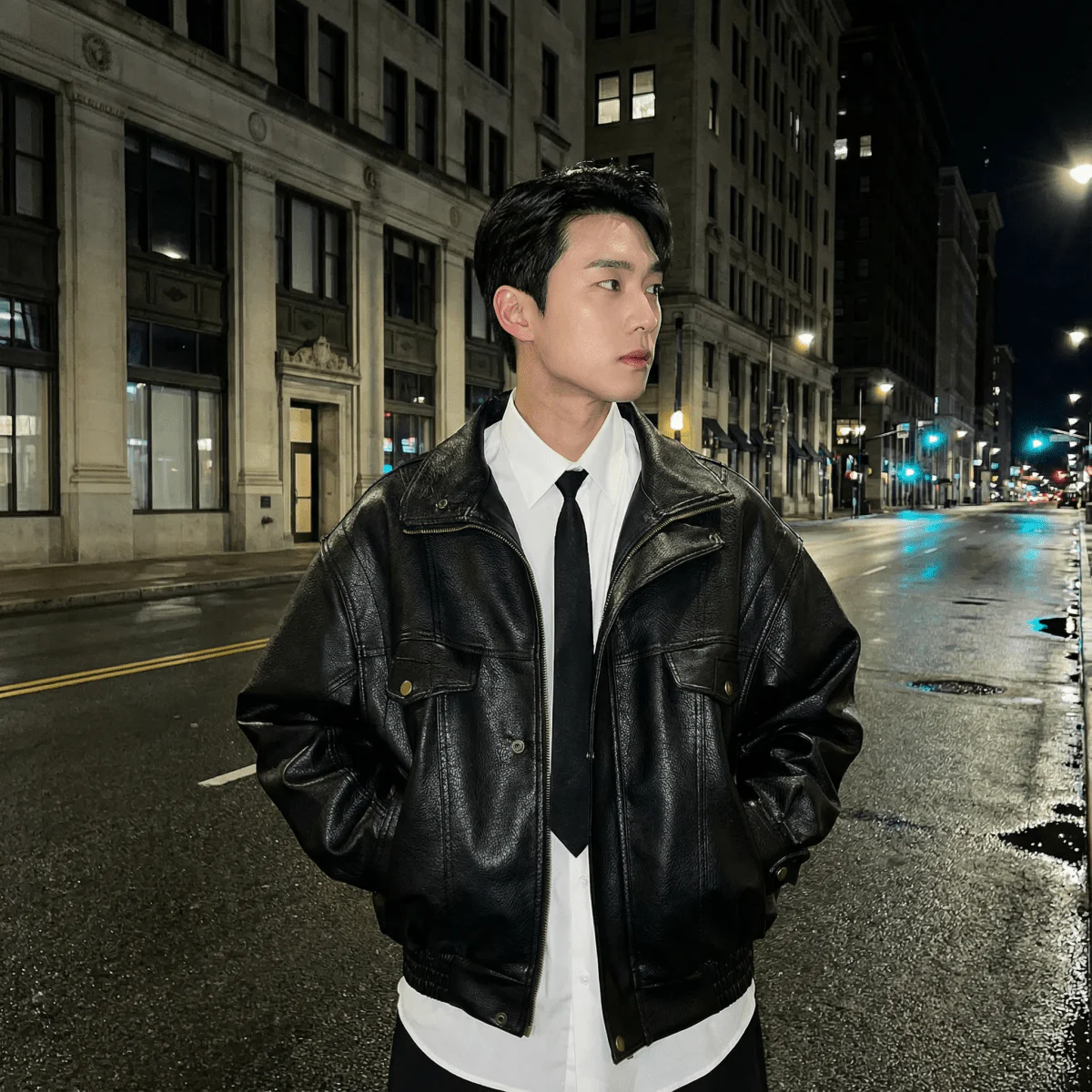 GS No. 365 Biker Leather Jacket