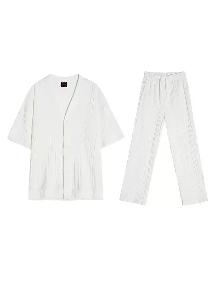 GS No. 390 Lazy Pleated T-shirts/Pants - Image 3