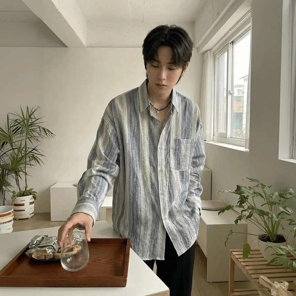GS No. 395 Lazy Striped Shirt