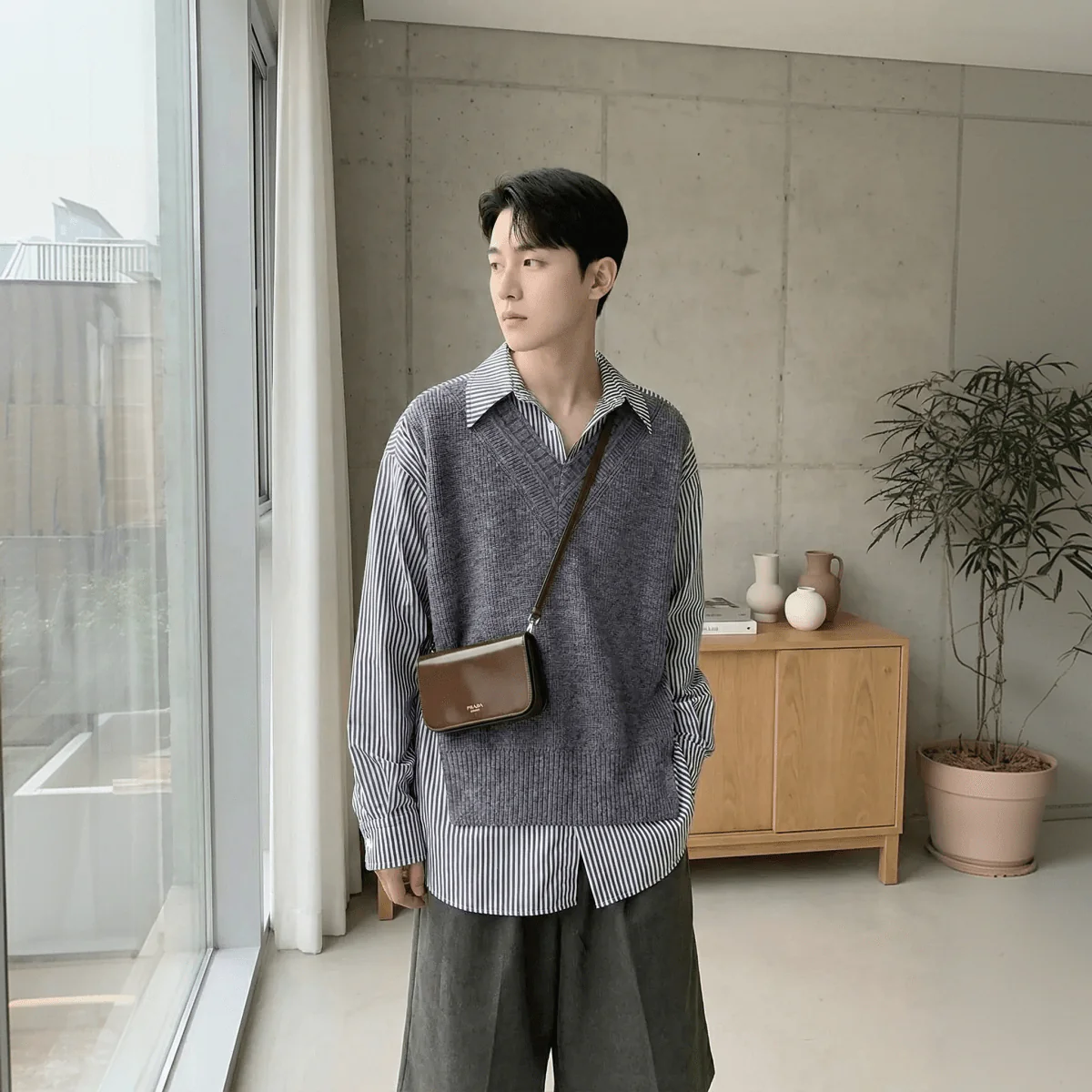 GS No. 402 Shirt-style Sweater - Image 2