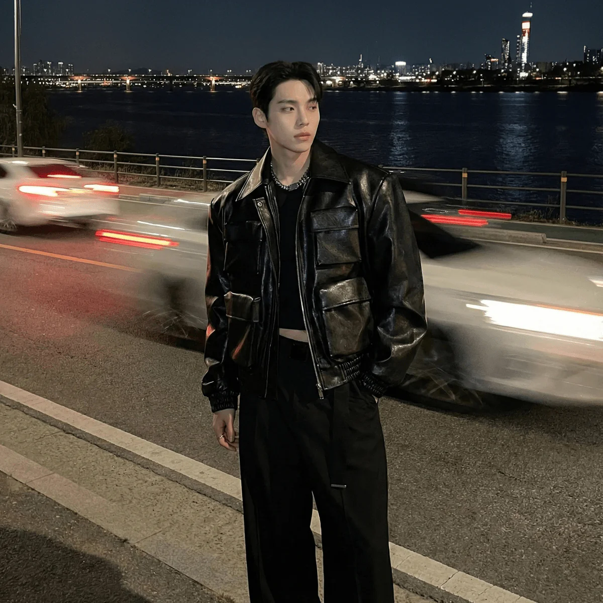 GS No. 404 Designer Leather Jacket - Image 2