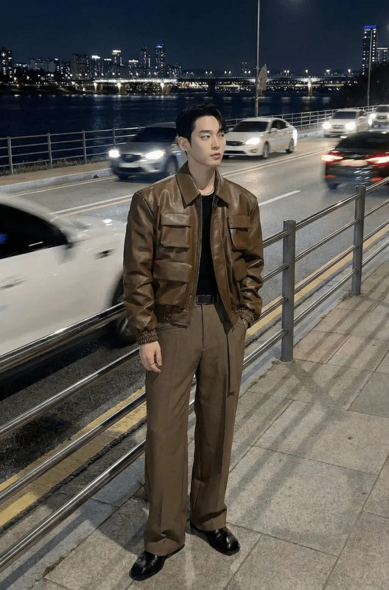 GS No. 404 Designer Leather Jacket - Image 4