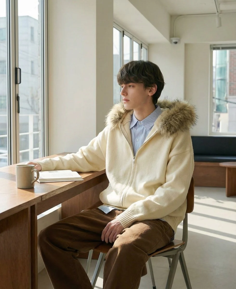 GS No. 415 Fur Collar Jacket - Image 3