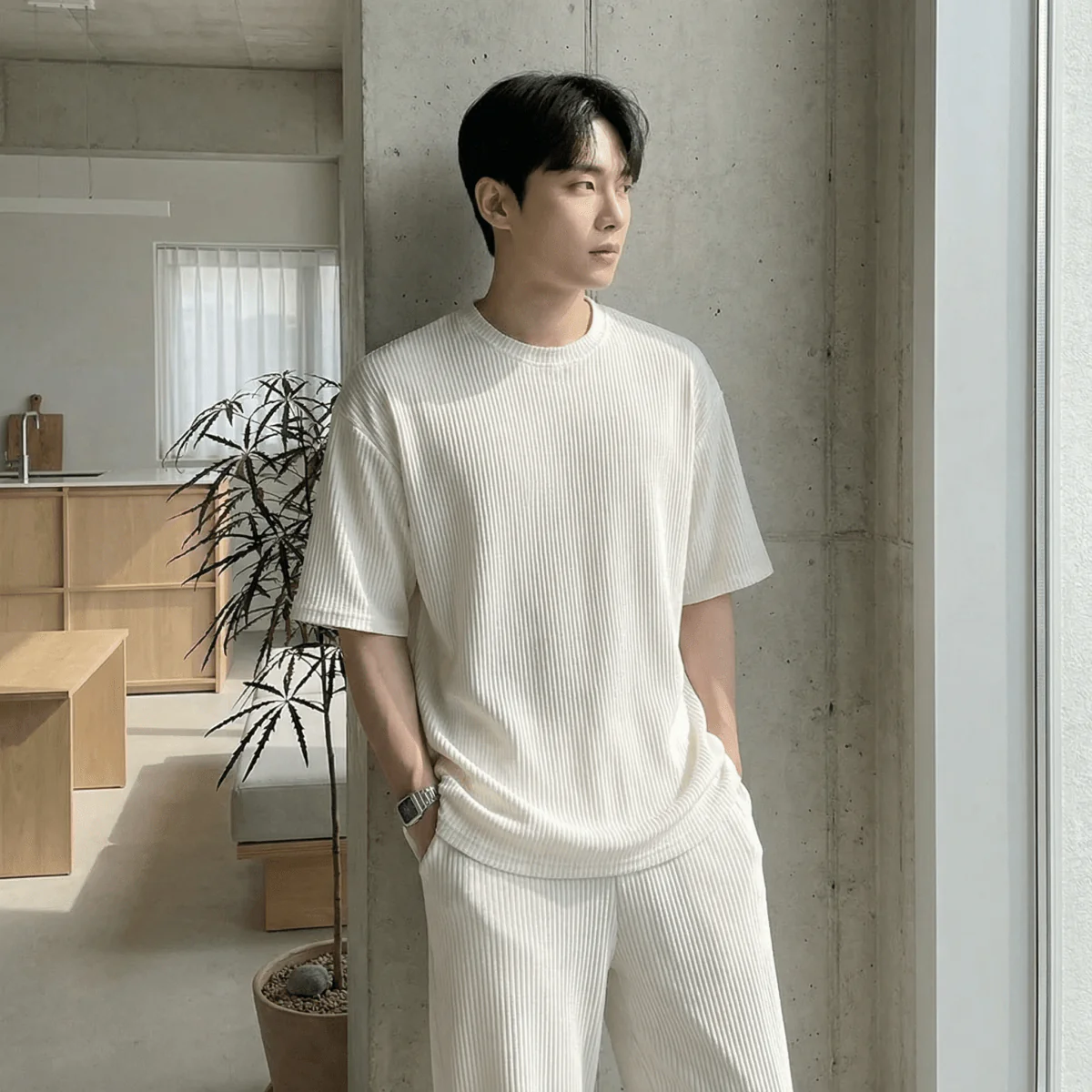 GS No. 91 Pleated T-shirt