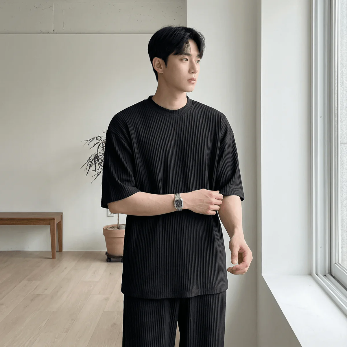 GS No. 91 Pleated T-shirt - Image 2
